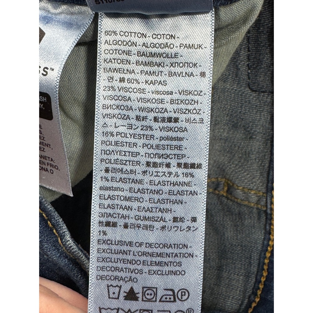 Levi's Womens 725 High Rise Bootcut Dark Wash Blue Jeans 24 Meas: 22x31.5 - Picture 6 of 8